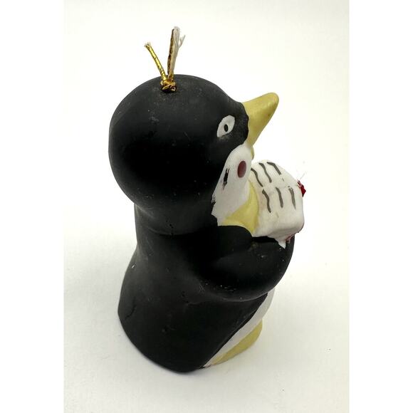 Vintage BOA Ceramic Penguin Holding A Book Bell - Picture 4 of 8